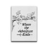 Where the Adventure Ends - Canvas Print