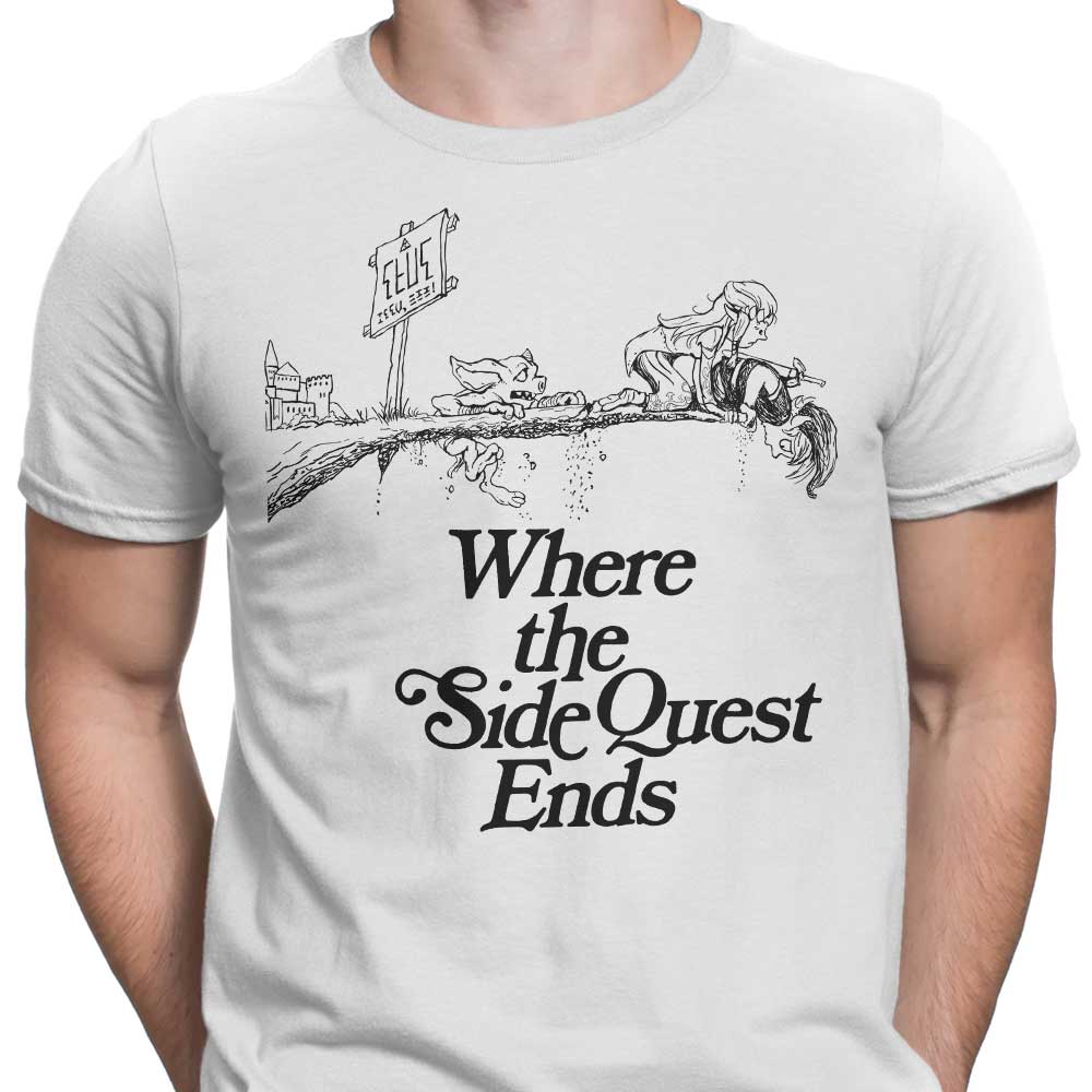 Where the Side Quest Ends - Men's Apparel