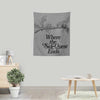 Where the Side Quest Ends - Wall Tapestry