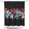 Where the Wild Clowns Are - Shower Curtain
