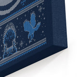 White Falcon Sweater - Canvas Print