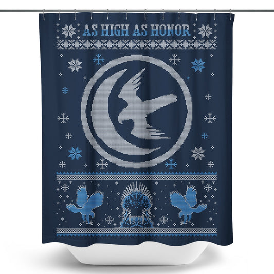 White Falcon Sweater - Shower Curtain