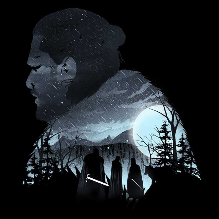 White Wolf - Posters & Prints – Once Upon a Tee