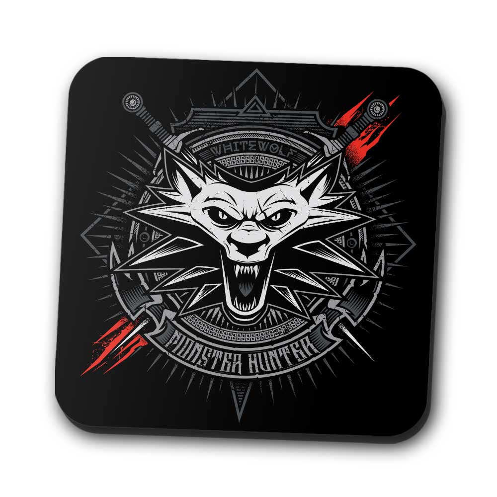 White Wolf Monster Hunter - Coasters