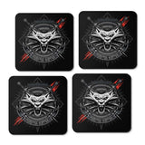 White Wolf Monster Hunter - Coasters