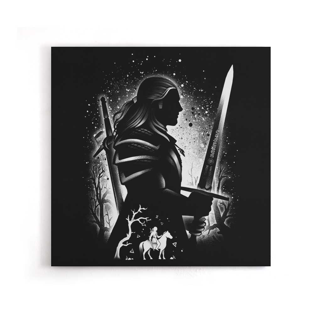 White Wolf of Rivia - Canvas Print