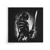 White Wolf of Rivia - Canvas Print