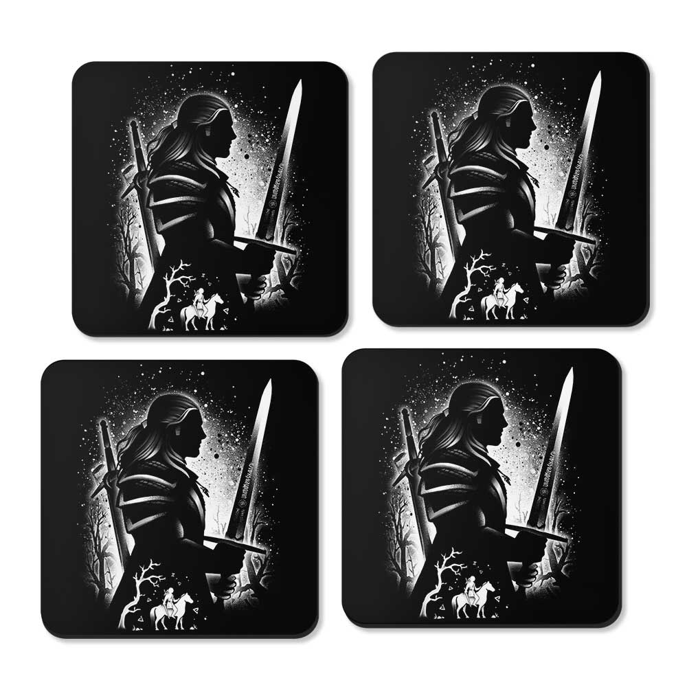 White Wolf of Rivia - Coasters