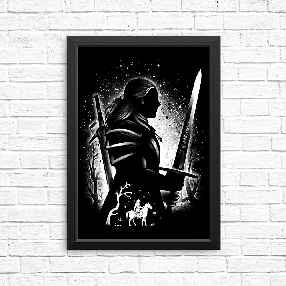 White Wolf of Rivia - Posters & Prints