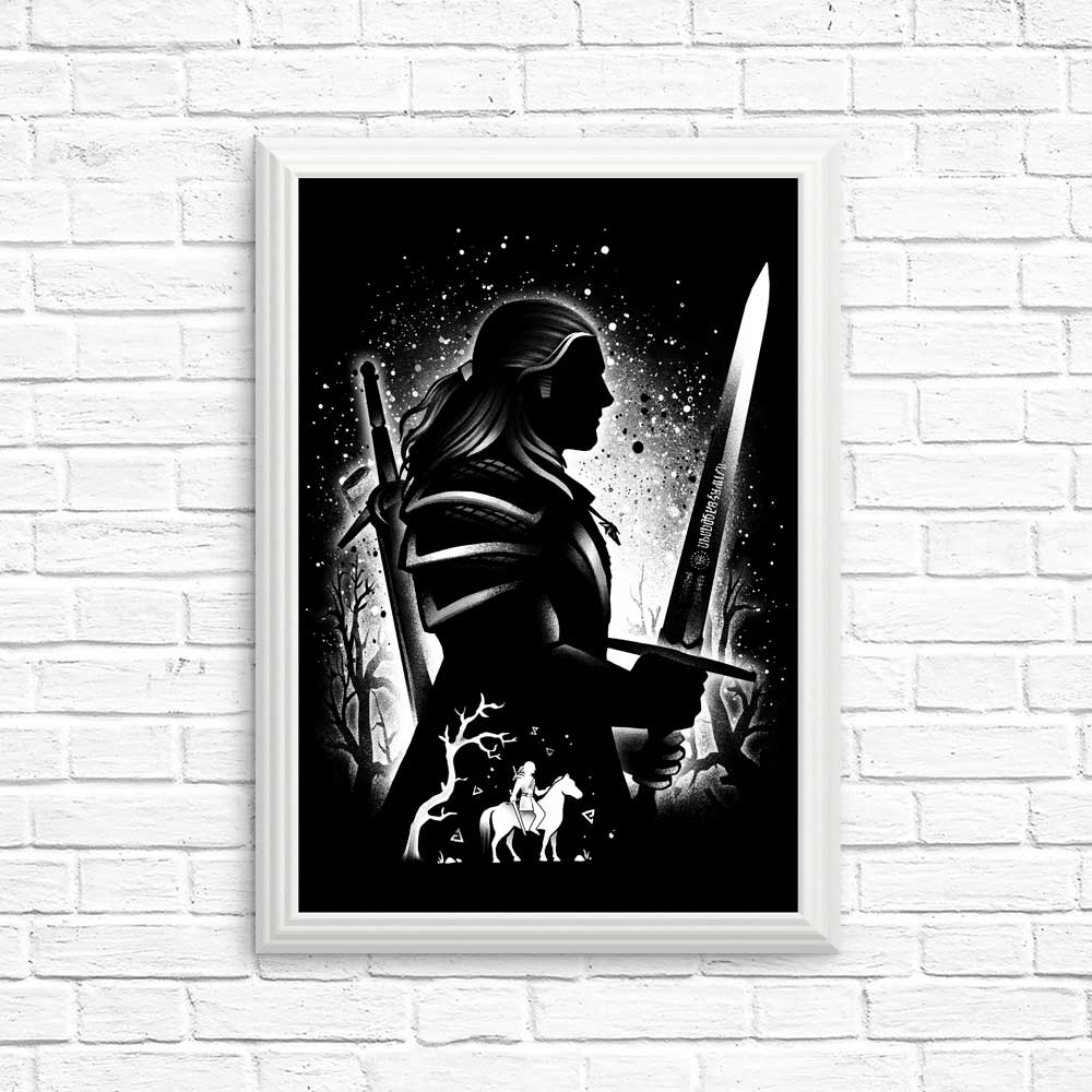 White Wolf of Rivia - Posters & Prints