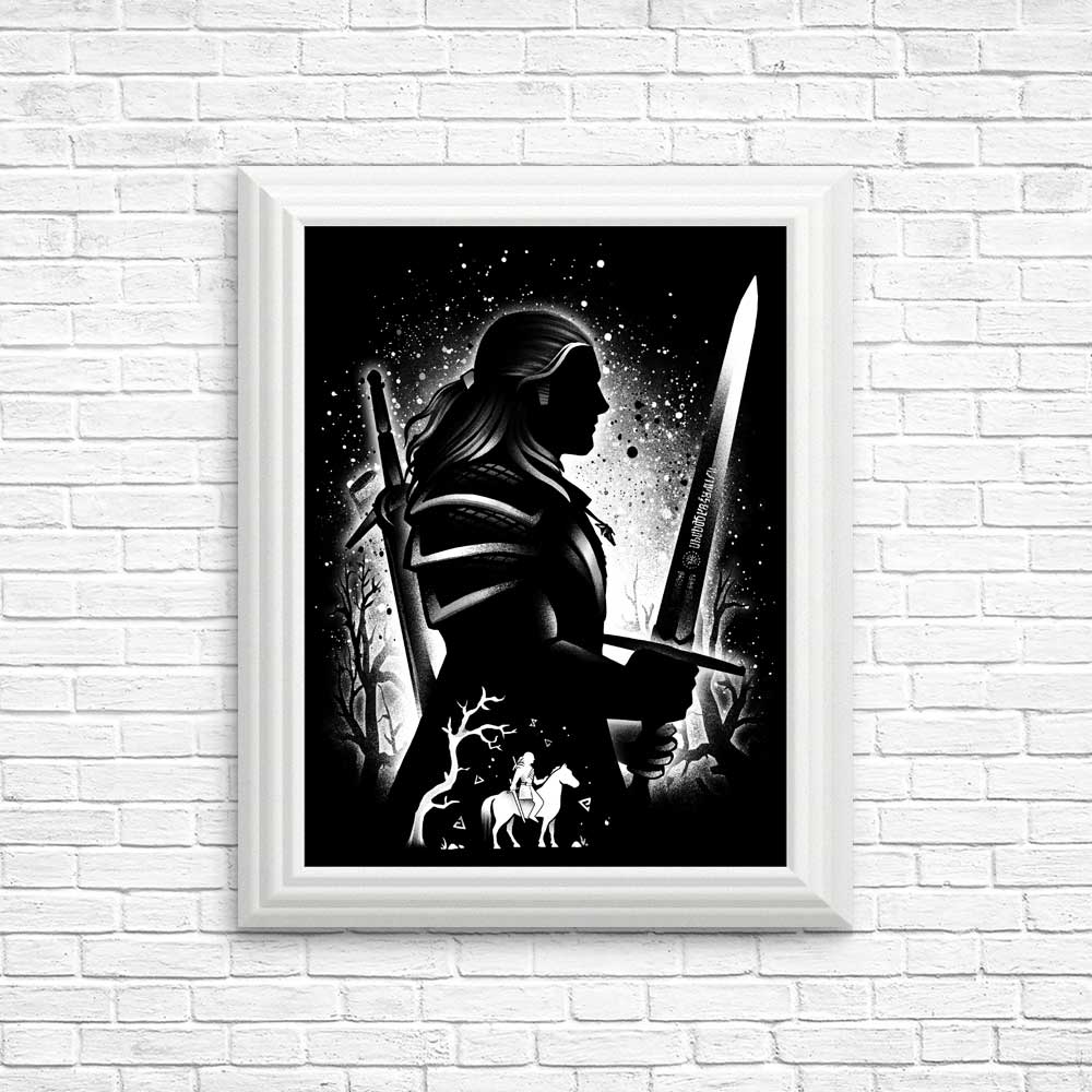 White Wolf of Rivia - Posters & Prints