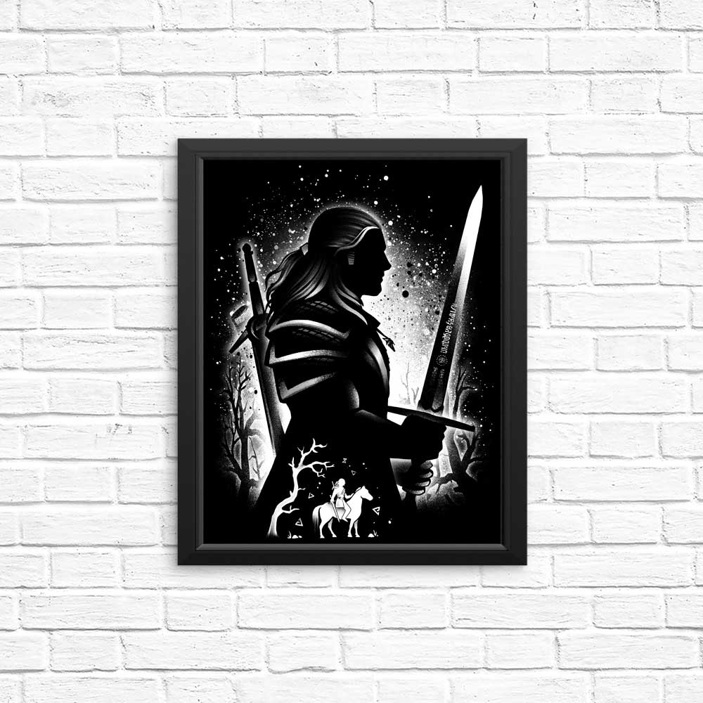 White Wolf of Rivia - Posters & Prints