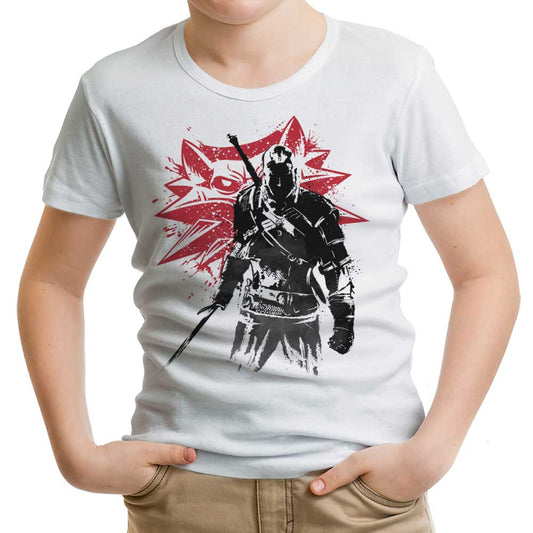 White Wolf Sumi-e - Youth Apparel