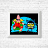 Who Lives In a Batcave Under the Sea? - Posters & Prints