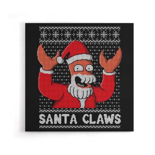 Why Not Santa Claws - Canvas Print