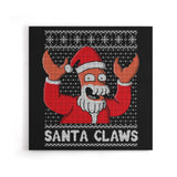 Why Not Santa Claws - Canvas Print