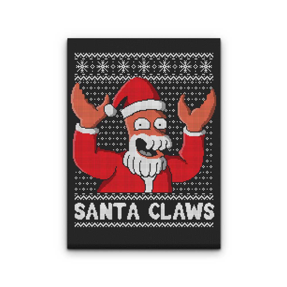 Why Not Santa Claws - Canvas Print