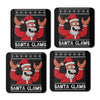 Why Not Santa Claws - Coasters