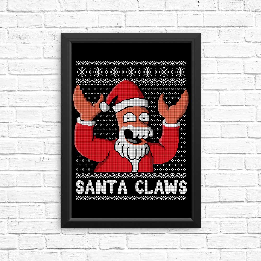 Why Not Santa Claws - Posters & Prints