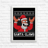 Why Not Santa Claws - Posters & Prints
