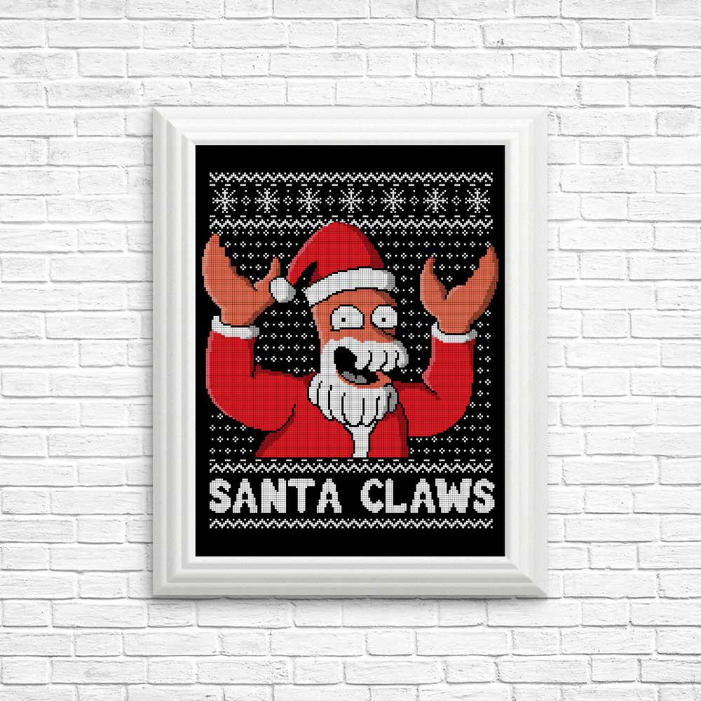 Why Not Santa Claws - Posters & Prints