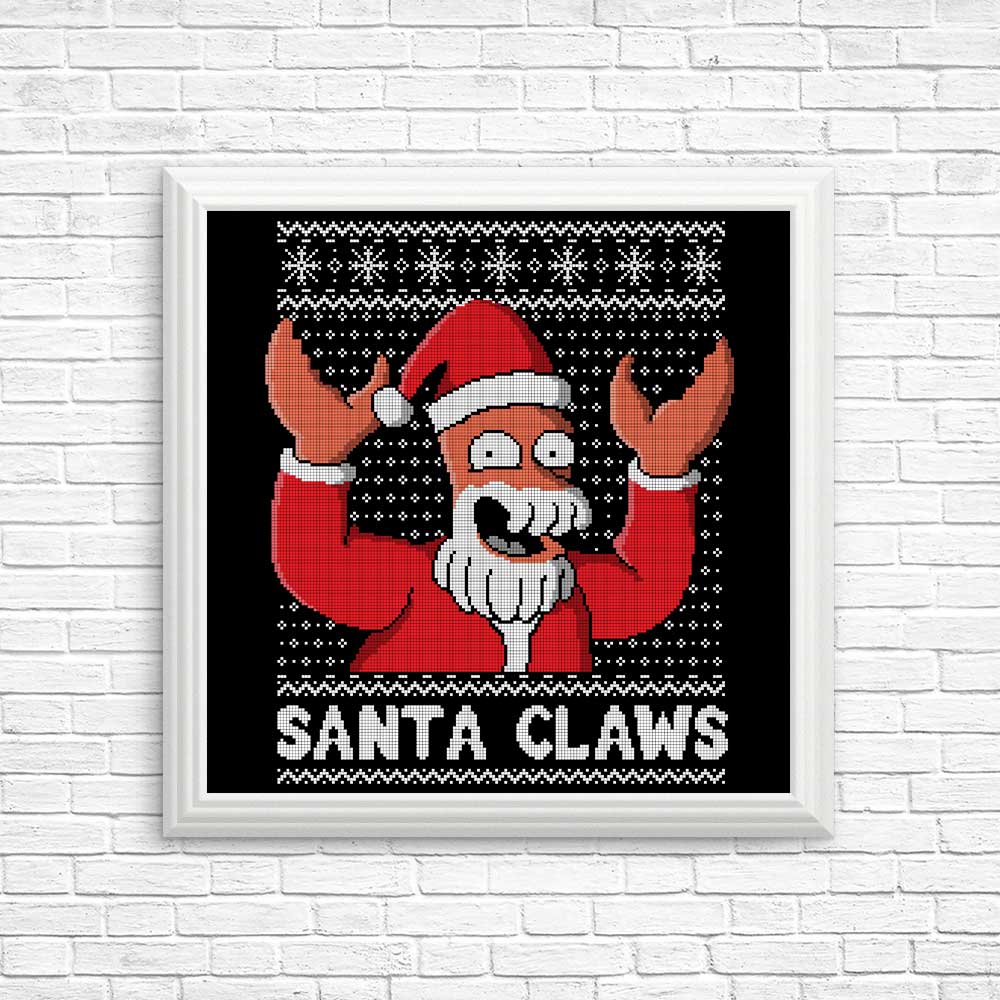Why Not Santa Claws - Posters & Prints
