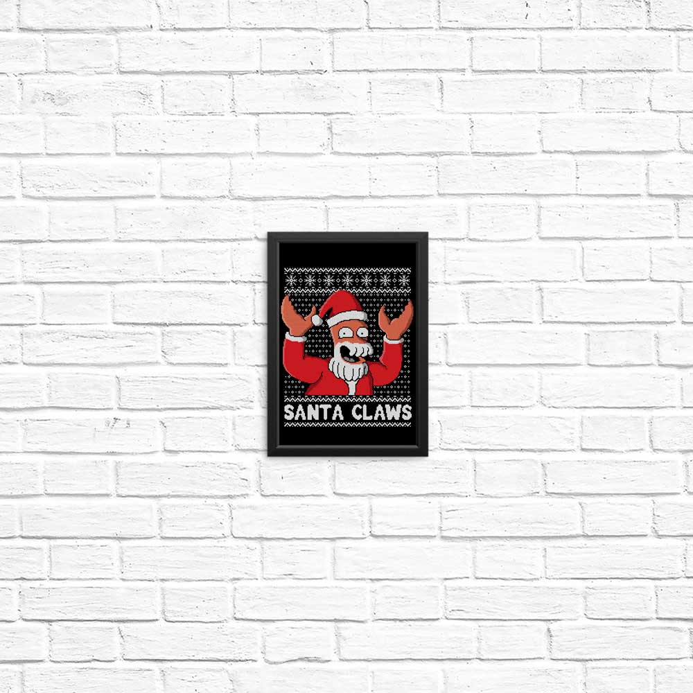 Why Not Santa Claws - Posters & Prints