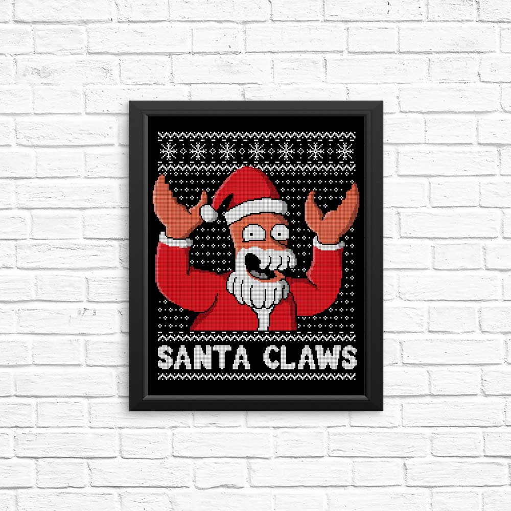Why Not Santa Claws - Posters & Prints