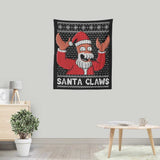 Why Not Santa Claws - Wall Tapestry