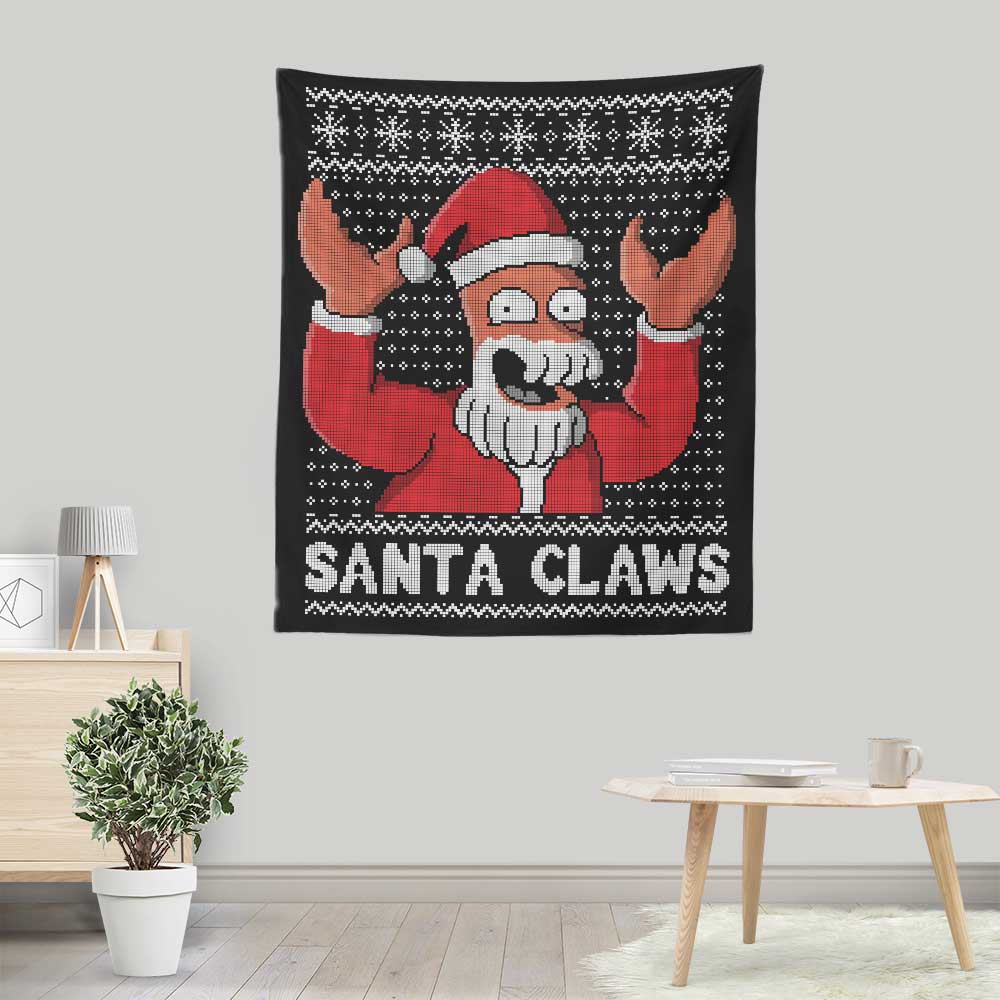 Why Not Santa Claws - Wall Tapestry