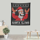 Why Not Santa Claws - Wall Tapestry