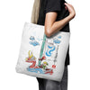 Wind Sailing Watercolor - Tote Bag