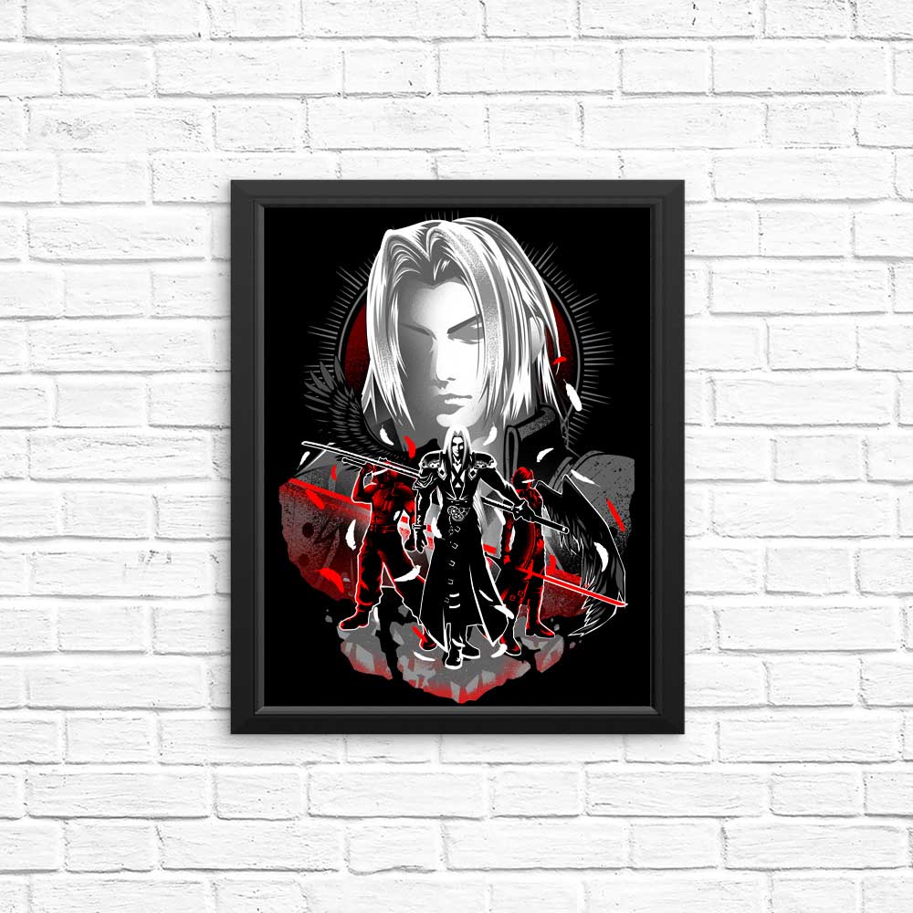 Winged Silhouette - Posters & Prints