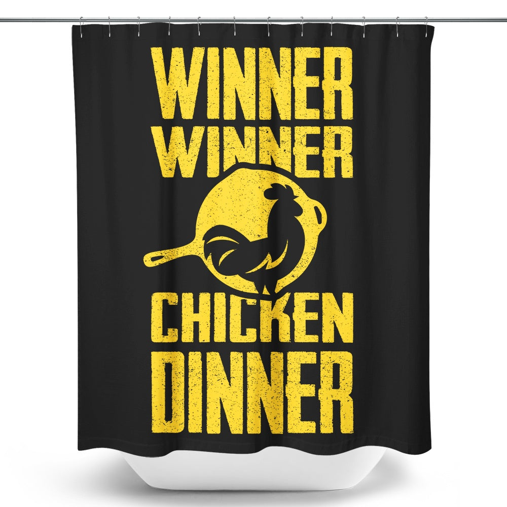 Winner Winner - Shower Curtain
