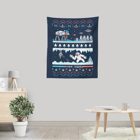 Winter Strikes Back - Wall Tapestry