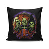 Witches Skulls - Throw Pillow