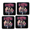 Witches Wear Pink - Coasters