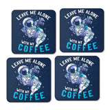 With My Coffee - Coasters