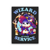 Wizard at Your Service - Canvas Print