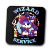 Wizard at Your Service - Coasters