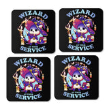 Wizard at Your Service - Coasters