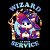 Wizard at Your Service - Fleece Blanket
