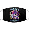 Wizard at Your Service - Face Mask