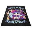 Wizard at Your Service - Fleece Blanket