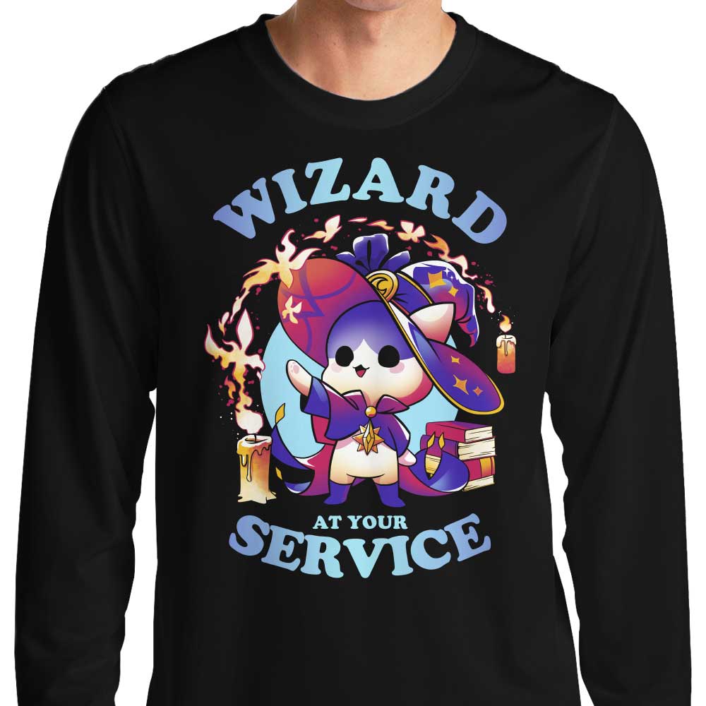 Wizard at Your Service - Long Sleeve T-Shirt