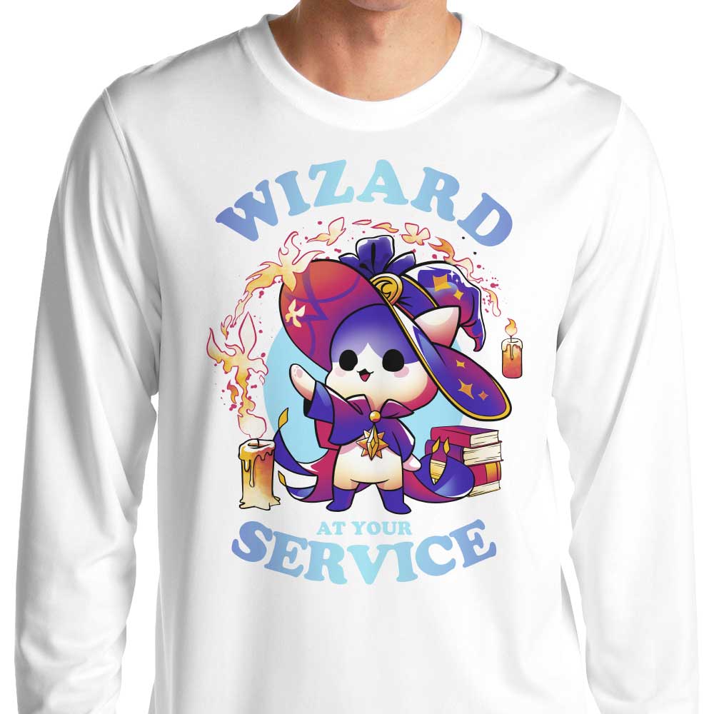 Wizard at Your Service - Long Sleeve T-Shirt