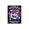 Wizard at Your Service - Metal Print