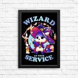 Wizard at Your Service - Posters & Prints