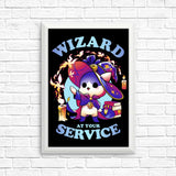 Wizard at Your Service - Posters & Prints