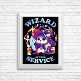 Wizard at Your Service - Posters & Prints
